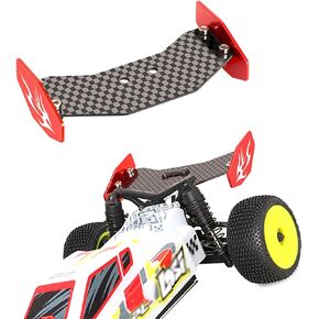 RC الخلفية الجناح الألياف الكربونية RC Tail Wing لـ LOSI 1/24 Micro-2 2WD Buggy RC Car Parts (Black)