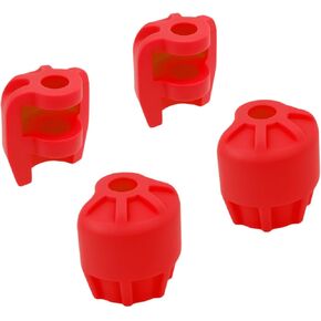 4PCS Plastic Shock Cap Protector for Arrma 1/8 Typhon Kraton Outcast Notorious Talion 1/7 Mojave Infraction Felony Limitless RC Car Upgrades Part Black