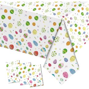 3 PCS Mexican Fiesta Tablecloth, Disposable Plastic Cinco De Mayo Printed Table Covers for Fiesta Taco Night Birthday and Mexican Fiesta Thmed Party Supplies，108 x 54 inch