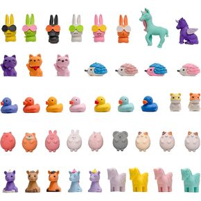 30Pcs 3D Animal Erasers for Kids, All are Animal Styles, Random Desktop Pets Toys Gifts, Mini Puzzle Classroom Rewards, Kids Party Favors Back to School Supplies in Saudi Arabia