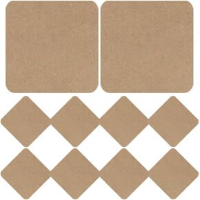 Sewacc Clay Clay Redging Board 10pcs Mat Mat Board Soft Clay Clay Diy للسيراميك ، وحرف الطين ، وأدوات الفخار المربعة