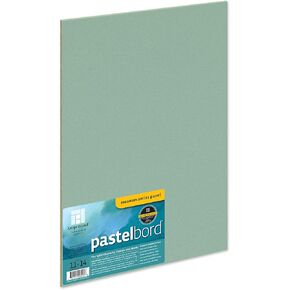 Ampersand Art Supply Pastel Painting Plane: Museum Series Pastelbord ، Green ، 1/8 Inch Profile ، 11x14