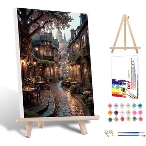 HITIRECOVI Wild Flowers Paint by Numbers Kits for Adults,Flower Paint by Numbers Kits,Adult Paint by Number Kits on Canvas Flowers,Home Wall Decor(16x20in)