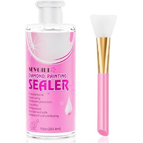 Sevgili Diamond Painting Sealer Kits 120 مل مع فرش ، و Art Sealer Puzzle Puzzle Glue Association وأدوات للبالغين (4 أوقية)