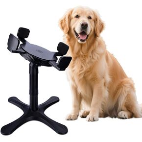 Elevated Adjustable Dog Bowl Feeding Stand, 3 Heights and Tiled Ajudst, Compatible with Moost Feeding Bowls, Great for Medium Large Dogs(No Bowl Included)(1 Pack)
