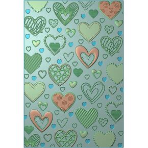 3D Embossing Folder for Card Making Texture Fades Blossom Bloom Floral Plastic Embossing Folder Template for DIY Scrapbooking Paper Crafting Handmade Crafts Scrapbooking Arts Supplies Scrapbook Decor