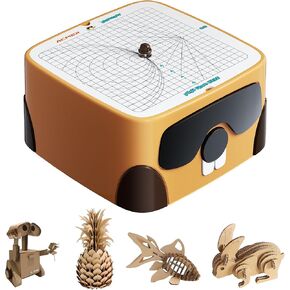 Cardboard Cutter for Kids, Safe DIY Cardboard Construction Tool Kit, Educational Craft Toy for 3+ Boys and Girls, for Creativity Projects 3D Models