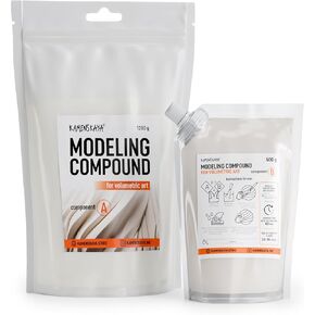 Modeling Compound for Volumetric Paintings, Reliefs, and Restorative Applications
