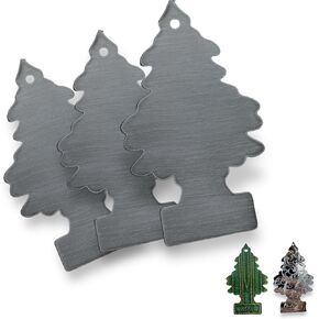 LiME LiNE Aluminum Tree Freshener Art Panel for Custom Painting and Engraving (3Pack)