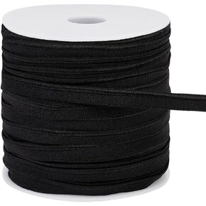 BENECREAT 50 Yardsx0.35 Inch Piping Trim with Welting Cord, White Elastic Piping Bias Tape Piping Cord Trim for Sewing Home Decoration DIY Crafts