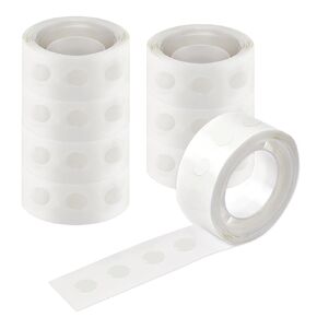 UPINS 1500 Pcs Point Dots Balloon Glue Removable Adhesive Point Tape, 15 Rolls Double Sided Dots Stickers for Craft Wedding Decoration