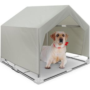 Dog Shade Shelter Outdoor Large Tent Dog House for Large Dogs, Large Outdoor Dog Tent, Outside Sun Rain Canopy Pet House for Cats, Rabbits and Other Pets.