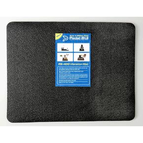 Pedal Sta's New PS-400 Vibration Mat, 12"x15"x1/4" for Serger and Sewing Machines, 100% American Made.