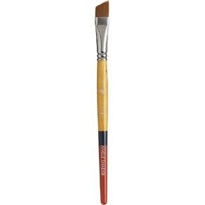 برينستون المفاجئة! 9650as-050 Snap Brush Gold Taklon Angle Shader 12i ، الحجم 1/2 بوصة