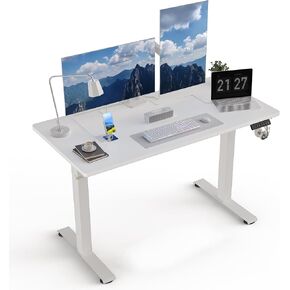 35 * 20 Electric Standing Desk, Adjustable Height Sit Stand Up Desk, Motorized Home Office Computer Gaming Workstation Desk