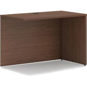 HON MOD L Shaped Desk Return Shell, Executive Corner Computer Desk for Home Office, Gaming, Durable Workstation, Walnut