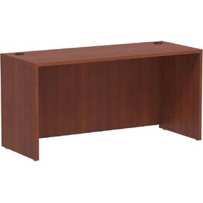 Alera Valencia 60 by 24 by 29-12-Inch Credenza Shell, Medium Cherry Frame/Top