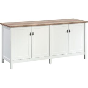 Sauder Cottage Road Storage Credenza, White Finish