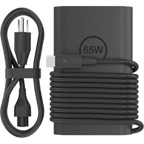 65W 60W 45W Type C USB C AC Charger Fit for Dell XPS 13 Latitude 3120 3340 3420 3440 3540 3550 5320 5420 5430 5440 5520 5530 5540 7320 7390 7420 7430 7440 HA65NM170 Power Adapter Cord