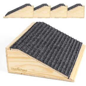Dog Ramp for Stairs, Non-Slip Dog Stairs, Low-Angled Pet Ramps for Small Dogs and Cats, Medium Dogs, Step and Stair Assist for Injured and Older Dogs, 2 Pack