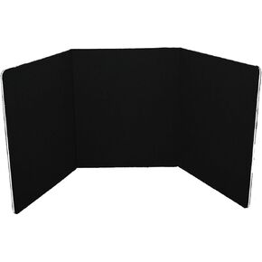 لوحة عرض عرضية من 3 لوحات 50 × 60 سم لا يوجد بلاستيك Tri Tri Triping Table Top Top Display Double-Side Tabletop Display Pantse Plant for Exhibitions Trade Plans