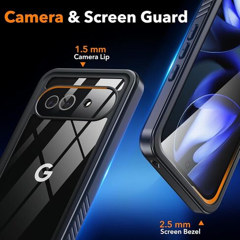 حافظة ANTSHARE لهاتف Google Pixel 9 Pro XL (2024)، حافظة Pixel 9 Pro XL مع [واقي كاميرا منزلق] [مسند قابل للدوران 360 درجة] حافظة مقاومة للصدمات من الدرجة العسكرية لهاتف Pixel 9 Pro XL 6.8 بوصة - أسود in Kuwait