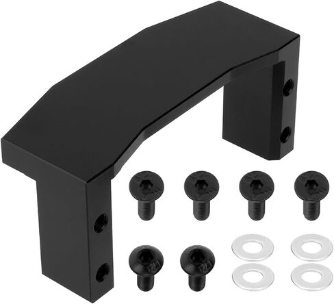 1PC Aluminum Servo Mount Compatible with T-Amiya TT-02 Chassis OE 54977 RC Car Metal Servo Holder RC Car Servo Mounting Frame Black in Kuwait
