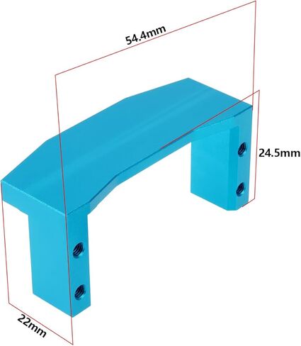 1pc جبل الألومنيوم المتوافق مع T-amiya TT-02 هيكل OE 54977 RC CAR Metal Servo Holder RC Car Servo Frame Black in Kuwait