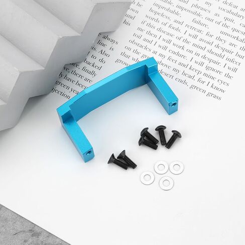 1pc جبل الألومنيوم المتوافق مع T-amiya TT-02 هيكل OE 54977 RC CAR Metal Servo Holder RC Car Servo Frame Black in Kuwait