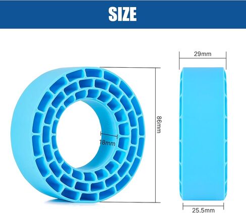INJORA 1.55" Silicone Rubber Insert Foam for 95-97mm Tires(Green) in Kuwait