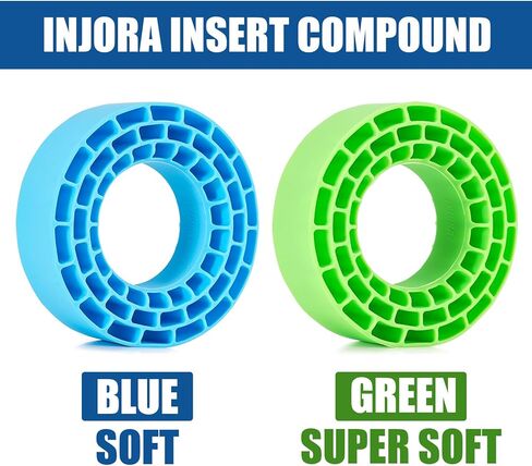 INJORA 1.55" Silicone Rubber Insert Foam for 95-97mm Tires(Green) in Kuwait