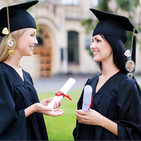 Bylion 2 Pack Custom Memorial Capية CAP CARRAM CLASS OF 2025 TASSEL TARMS I CAMET WUTH You Memorial CELLERT COLLEGE GIFT DIY PHOTIONS WARK ON CAP FOR TRAGUTION (Silver) in Kuwait