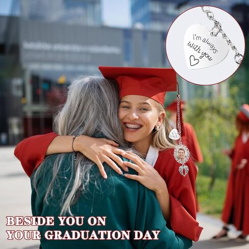 Bylion 2 Pack Custom Memorial Capية CAP CARRAM CLASS OF 2025 TASSEL TARMS I CAMET WUTH You Memorial CELLERT COLLEGE GIFT DIY PHOTIONS WARK ON CAP FOR TRAGUTION (Silver) in Kuwait