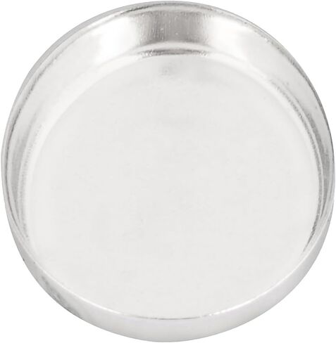 925 Sterling Silver 7x9mm Oval Bezel Cup Sold in Packs (10 Pieces) Settings for Jewelry Making, Frame for Gemstone Ideal for Cabochon Stones, Silver Jewelry Supplies in Kuwait