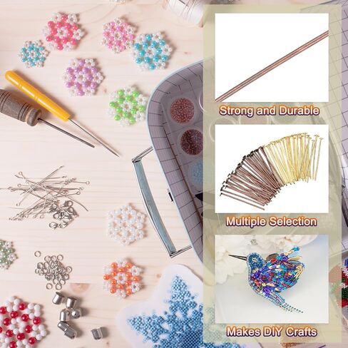 Meccanixity 200pcs دبابيس رأس مسطح للمجوهرات صنع دبابيس رأس مسطحة 25 مم دبابيس رأس المجوهر in Kuwait