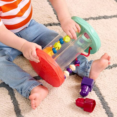 B. Toys – Shape Sorter – Sorting Toy with 3 Owls – Colorful Shapes, Bead Maze & Fun Sounds – Developmental & Educational Game for Babies & Toddlers – Hooty-Hoo – 10 Months + in Kuwait