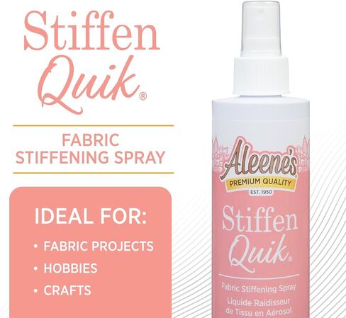 Aleene's Fabric Fusion Stiffen Quik Pump Spray Adhesive, Quick Drying, Stiffening Fabrics, 8 oz in Saudi Arabia