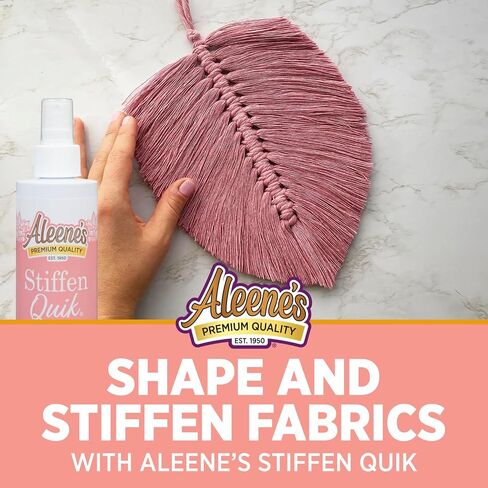 Aleene's Fabric Fusion Stiffen Quik Pump Spray Adhesive, Quick Drying, Stiffening Fabrics, 8 oz in Saudi Arabia