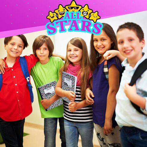 Desk & Doodle Cute Composition Notebook College Ruled: 6 Pack, Decorative Hardcover Writing Notebook With Sewn Binding, 200 Pages (100 Sheets), 9.75"x7.5", For School or Office (Dog Print) in Saudi Arabia