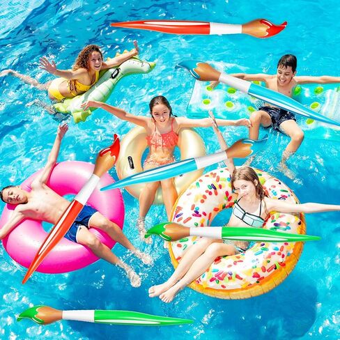 3 Pcs 41.4 Inch Giant Inflatable Paint Brush Large Blow up Paintbrushes Colored Inflatable Paintbrushes Art Paint Brushes Balloon Prop Kit for School Classroom Events and Birthday Party Decorations in Saudi Arabia