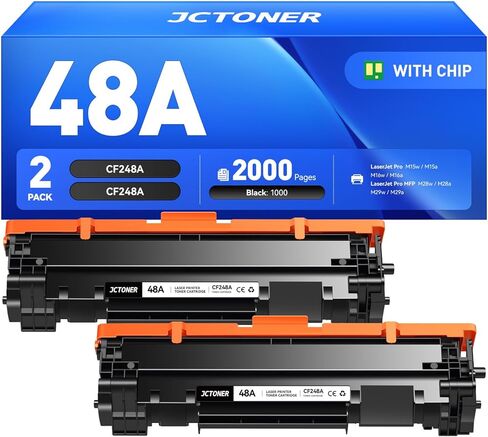 138A Black Toner Cartridge 2-Pack with Chip Compatible for HP138A W1380A 138X W1380X Replacement Laserjet Pro MFP 3101 3001 Series 3001dw 3001dwe 3101fdw 3101fdwe Printer ink All-In-One Copier Scanner in Saudi Arabia