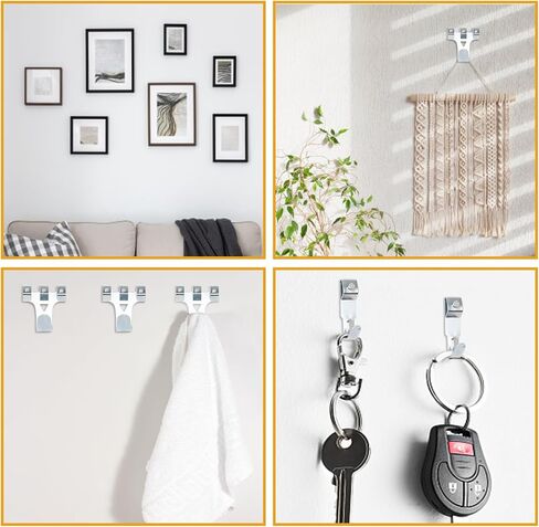 شماعات صور Kurui ، 385pcs صورة معلقة مع السنانير الشاقة معلقة ، Sawtooth ، أظافر الأجهزة وأداة تعليق الصور ، شماعات الجدار للإطار ، الرسم ، الفن ، الصورة (أسود) in Kuwait