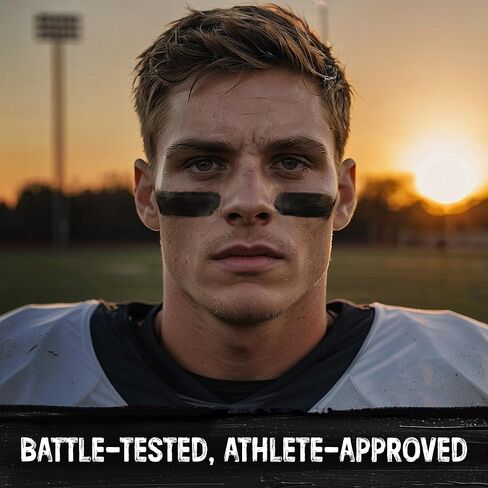 All-Out War 3 Pack Sports Eye Black Stick, Dark Black Face Paint for Baseball, Football, Lacrosse, Softball, Soccer, Hockey in Kuwait