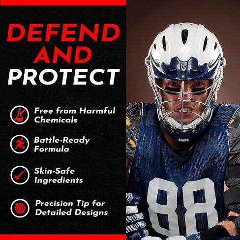 All-Out War 3 Pack Sports Eye Black Stick, Dark Black Face Paint for Baseball, Football, Lacrosse, Softball, Soccer, Hockey in Kuwait