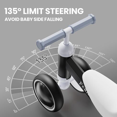 Colorful Lighting Baby Balance Bike Toys for 1 Year Old Boy Girl, 10-24 Month Toddler Balance Bike, No Pedal 4 Silence Wheels & Soft Seat Pre-School First Riding on Toys, 1st Birthday Gifts in Saudi Arabia