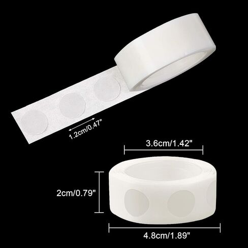 UPINS 1500 Pcs Point Dots Balloon Glue Removable Adhesive Point Tape, 15 Rolls Double Sided Dots Stickers for Craft Wedding Decoration in Saudi Arabia
