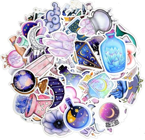 50PCS Vintage Inspirational Sticker, Boho Motivational Aesthetic Stickers for Women, Vinyl Waterproof Journaling Supplies Stickers for Water Bottle Phone Laptop Bumper Computer Guitar Scrapbook in Saudi Arabia
