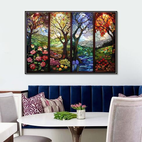 Semneroy Cherry Blossoms Diamond Painting Kits for Adult Beginners, Traditional Architecture Diamond Art Kits,Full Drill Paint with Diamond Dot Gem Art Painting for Home Decor 12x16 inch in Saudi Arabia
