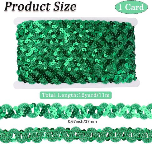 12 Yards Pink Sequin Trim Flat Sequins Beaded Strip Rick Rack Wave Woven Braided Trimming Metallic Glitter Ric Rac Fabric Ribbon Bulk for Sewing Making Craft Upholstery Home Decor Diy Supply in Kuwait