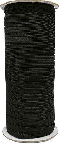 50 Yards Elastic Band Spool 1/4 Inch for Sewing Braided Stretch Strap, Elastic String Cord for DIY Projects, Arts & Crafts (White, 1/4Inch) in Saudi Arabia